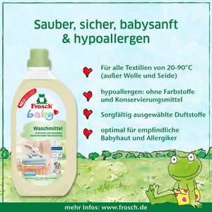 Produktbild für Waschmittel Frosch Baby, Bio-Qualität