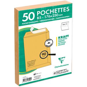 Produktbild für Versandtaschen Clairefontaine 5744C, braun, B5