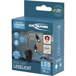 Produktbild für Leselampe Ansmann Twinflex, mit Klemme