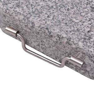 Produktbild für Sonnenschirmständer vidaXL 40549, Granit