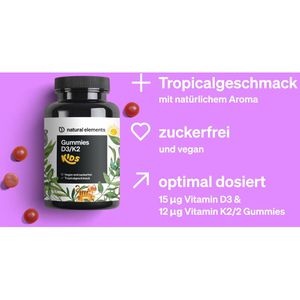 Produktbild für Vitamin-D natural-elements KIDS, 120 Gummies