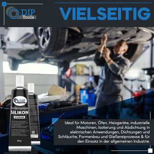 Produktbild für Dichtmasse DIP-Tools Hochtemperatur-Silikon, 85ml