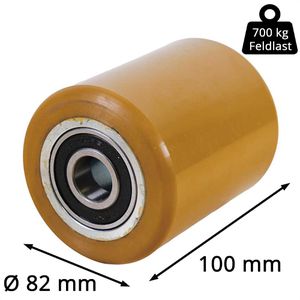 Produktbild für Hubwagen-Rolle CASCOO bis 700 kg, Polyurethan