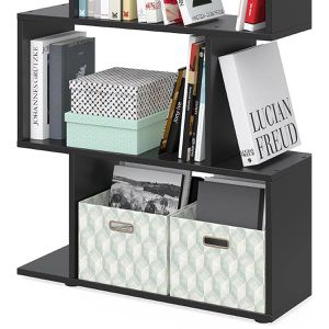Produktbild für Bücherregal Vicco Levio, schwarz