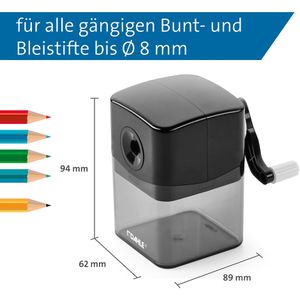 Produktbild für Spitzmaschine Dahle 144, mit Kurbel