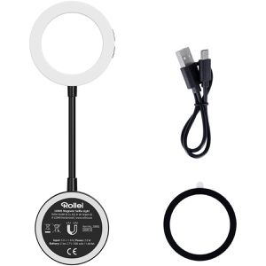 Produktbild für Ringlicht Rollei LUMIS Magnetisches Selfie-Ringlicht, 32 LEDs
