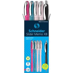 Kugelschreiber Schneider Slider Memo XB blau