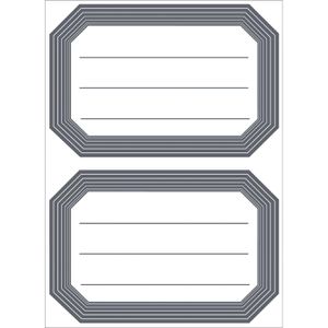 Buchetiketten Herma 5719 Vario, liniert