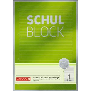Produktbild für Briefblock Brunnen 1052601, Schulblock Premium, A4