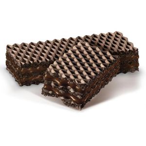 Produktbild für Waffeln Loacker Classic Double Choc, Waffelschnitte