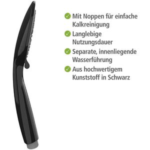 Produktbild für Handbrause Wenko Young, schwarz