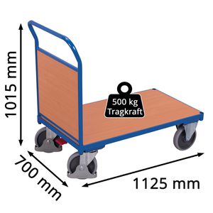 Produktbild für Transportwagen VARIOfit Stirnwandwagen, sw-700.102