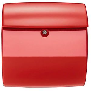 Produktbild für Briefkasten Burg-Wächter Piano 886 R, rot, aus Kunststoff