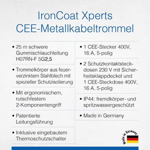 Produktbild für Kabeltrommel as-Schwabe 23999 Iron Coat Xperts 25m