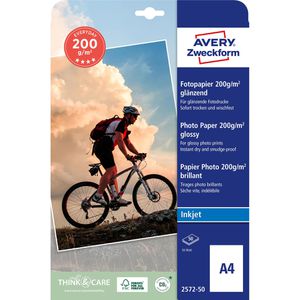 Produktbild für Fotopapier Zweckform 2572-50 Superior, für Inkjet, A4