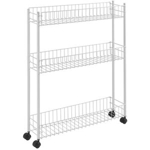 Nischenregal Metaltex Fino 341433014, mit Rollen