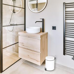 Produktbild für Mülleimer Alco 2960, weiß