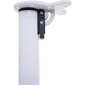 Produktbild für Tischbein Mendler HWC-H34, weiß aus Metall