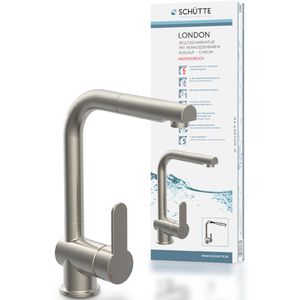Produktbild für Küchenarmatur Schütte London, Edelstahl