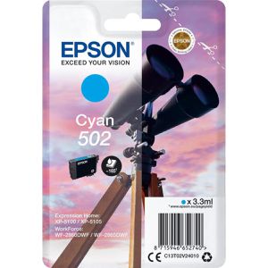 Produktbild für Tinte Epson 502 C13T02V240 Fernglas, cyan