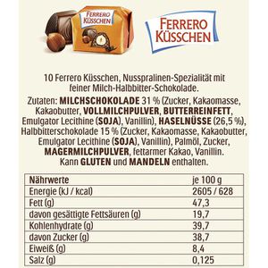 Produktbild für Pralinen Die-Besten von Ferrero, Nuss Edition, 26 Stück