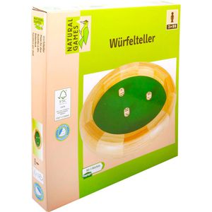 Produktbild für Würfelbrett Natural-Games 619094, Ø 30cm
