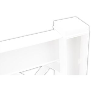 Produktbild für Rankgitter KHW Czardas 37801, weiß