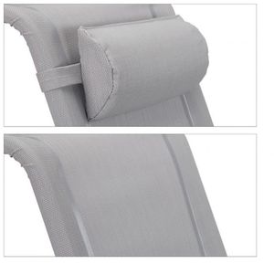 Produktbild für Campingstuhl Relaxdays 10026478, grau, bis 120 kg