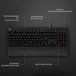 Produktbild für Tastatur Logitech Prodigy G213 Gaming, 920-008087