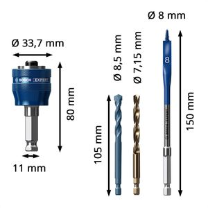 Produktbild für Lochsäge Bosch Expert Construction, 15-teilig