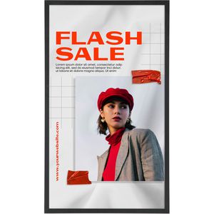 Produktbild für Klapprahmen Update-Displays HardLine, DIN A1