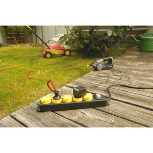 Produktbild für Steckdosenleiste Unitec 47550, mit 1,5m Kabel