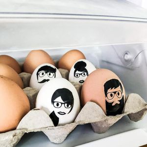 Produktbild für Sticker Heitmann-Eierfarben Hipster