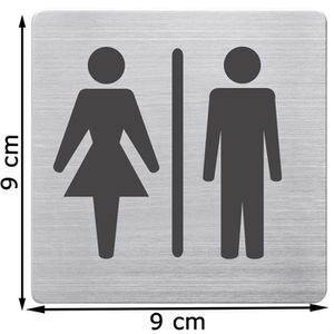 Produktbild für Hinweisschild Alco 450-3, Damen &amp; Herren