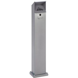 Aschenbecher VAR SG 124, 3942, für Outdoor, mit Dach