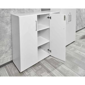 Produktbild für Aktenschrank Hammerbacher Serie 9 Advanced, aus Holz