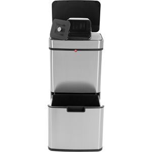 Produktbild für Mülleimer Hailo Öko Vario XL, IR Sensor, silber