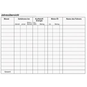 Produktbild für Fahrtenbuch Idena 10844, A6 quer