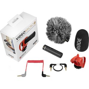 Produktbild für Mikrofon RODE VideoMicro II, schwarz