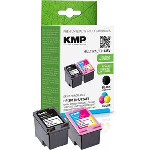 Druckerpatronen Multipack Tinte AG Böttcher N9J72AE 301 – HP schwarz, color Original