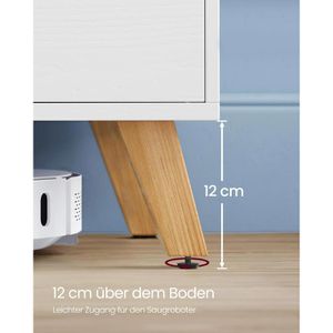 Produktbild für Lowboard Vasagle LTV027T46, aus Holz, weiß