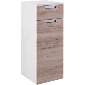 Produktbild für Bad-Hängeschrank Schildmeyer Mars 130479, eiche / weiß