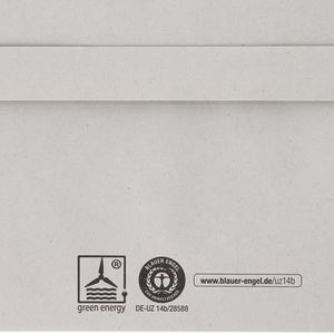 Produktbild für Briefumschläge Mailmedia grau, DIN lang