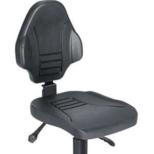 Produktbild für Arbeitsstuhl meychair W13-25-TG-PU, XXL, schwarz