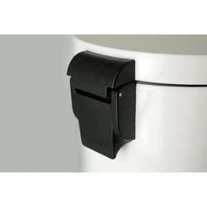 Produktbild für Mülleimer Helit H2403605, the silent, weiß