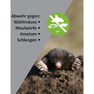 3X ISOTRONIC MAULWURFSCHRECK Vertreiber Abwehr Falle Wühlmaus Maus Tier  Ameisen EUR 54,99 - PicClick FR