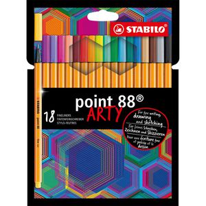 Fineliner Stabilo Point 88 ARTY, 8818/1-20, farbig sortiert