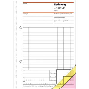 Produktbild für Rechnungsbuch Sigel SD132, A5, nummeriert