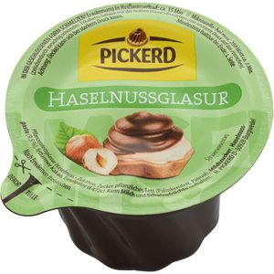 Kuchenglasur PICKERD Haselnuss, Zuckerglasur, braun