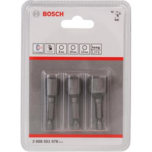 Produktbild für Steckschlüssel Bosch 2608551078, 3-teilig